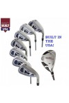 AGXGOLF GIRLS LEFT or RIGHT HAND XS TOUR GRAPHITE IRON SET w3 HYBRID +5,6,7,8 & 9+PW. AVAILABLE IN TEEN, TALL AND TWEEN LENGTHS